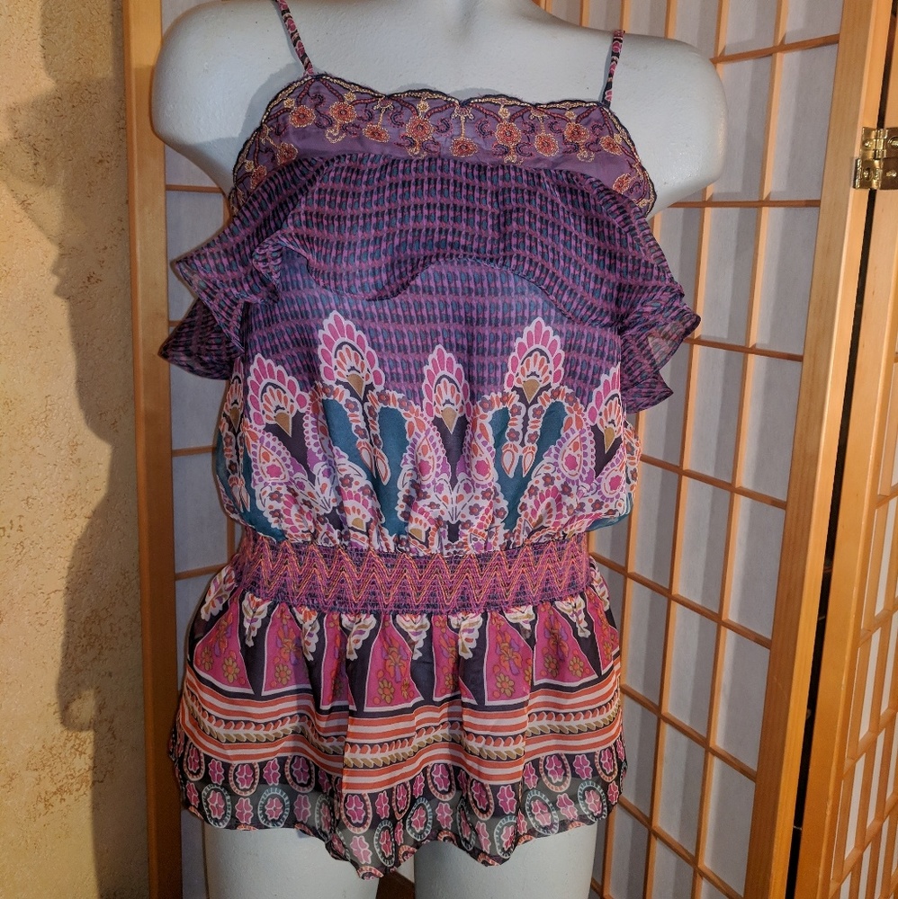 Boho chic top by Lulumari, small